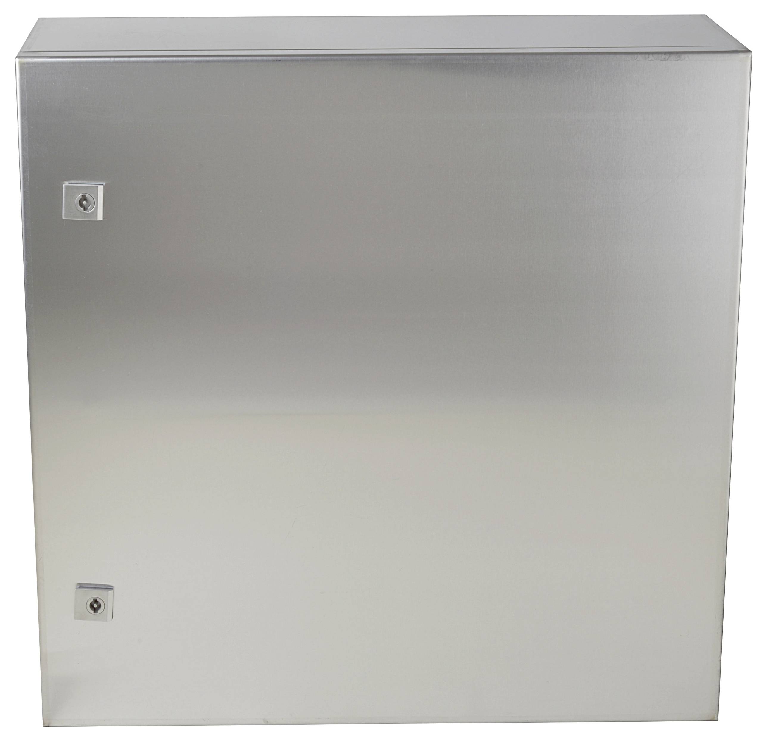 Metallschrank mit zwei sichtbaren Schlössern.