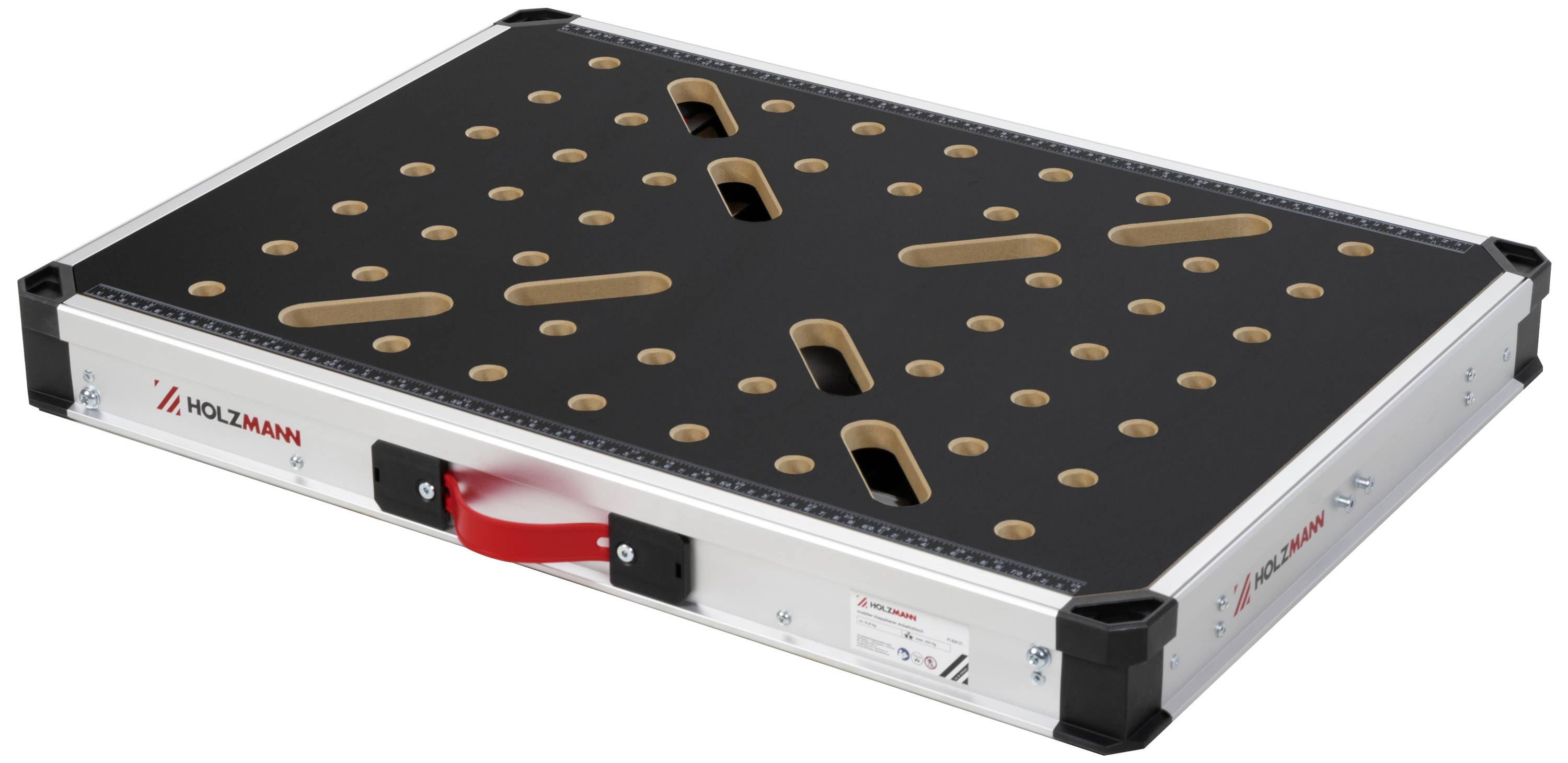 Holzmann Maschinen FLEX01 Mobiler klappbarer Arbeitstisch 15kg