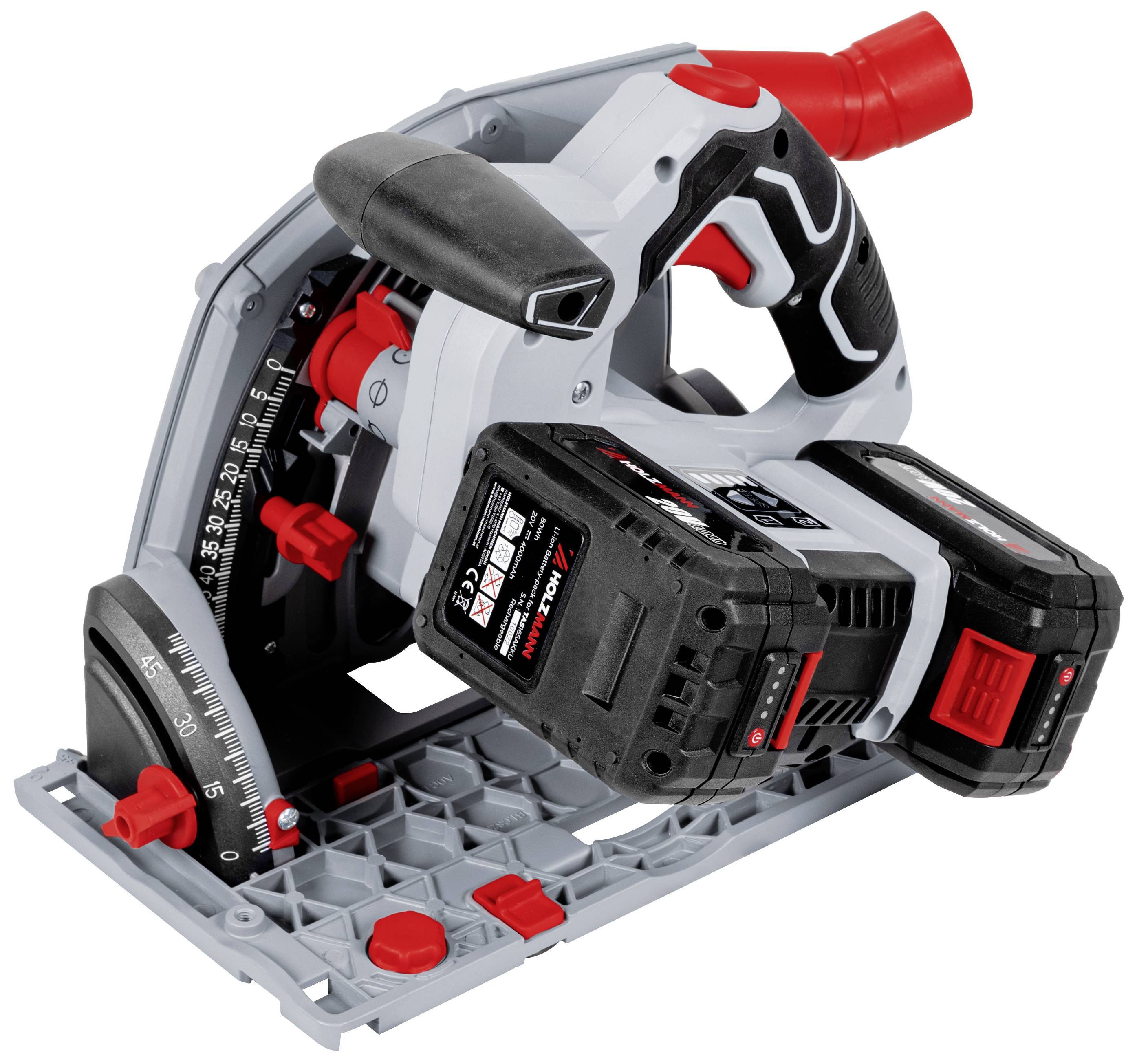 Holzmann Maschinen TAS165AKKU Akku-Tauchsäge Schnitttiefe max. (90°) 59mm 20V 4000 mAh