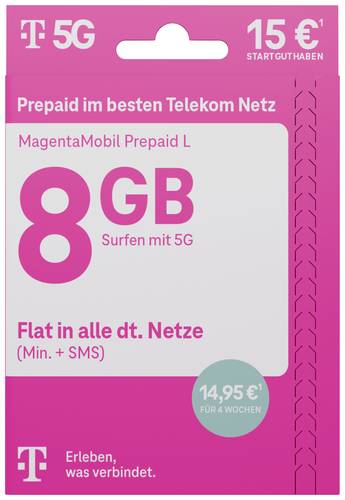Telekom Magenta Mobil L Prepaid-Karte ohne Vertragsbindung