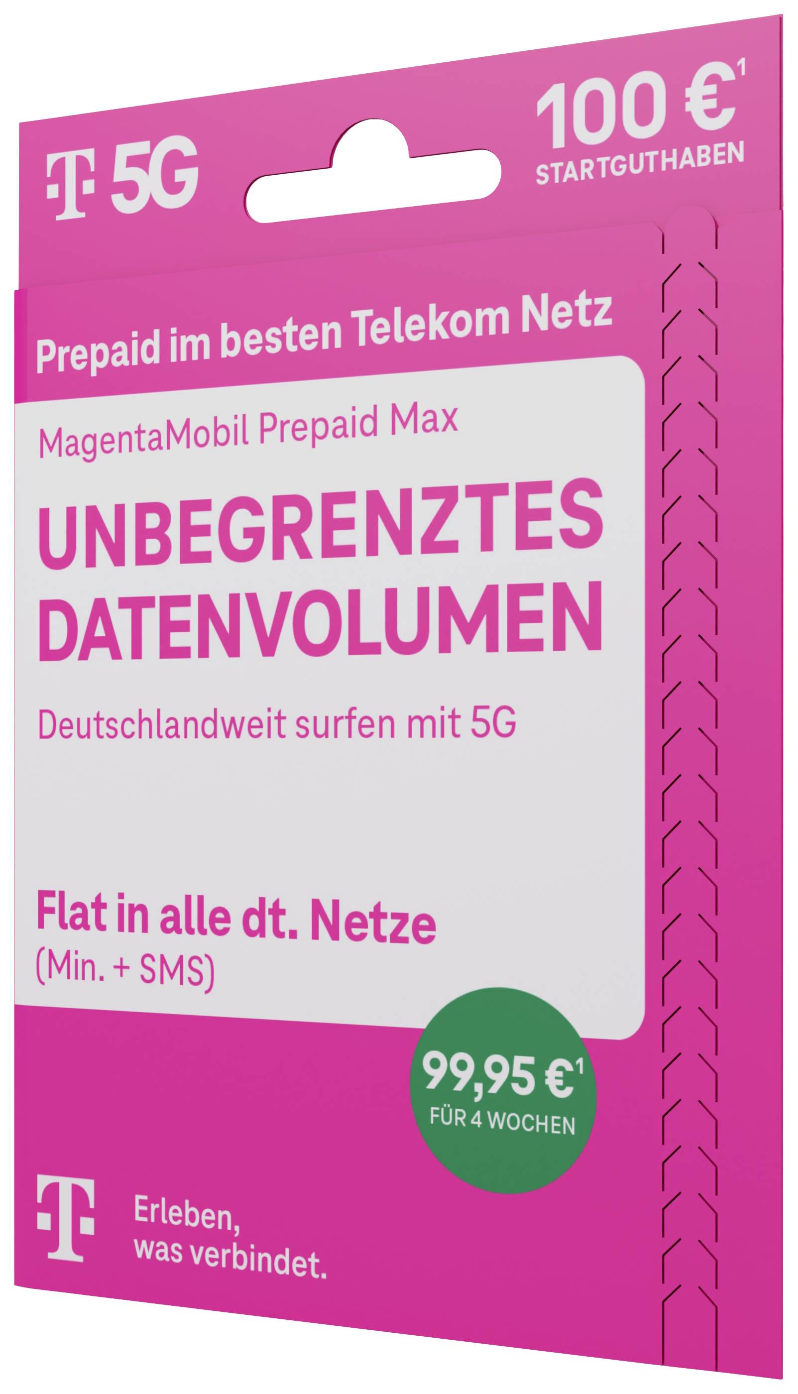 Telekom Magenta Mobil Max Prepaid-Karte ohne Vertragsbindung