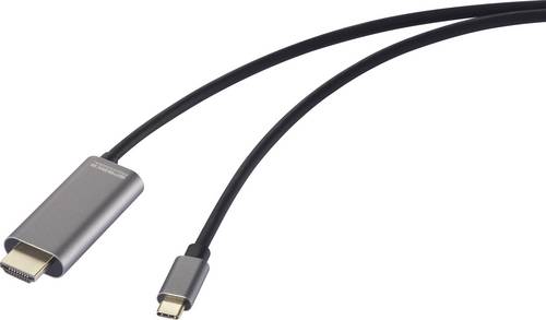 SpeaKa Professional USB-C® / HDMI Adapterkabel USB-C® Stecker, HDMI-A Stecker, USB-C® Buchse 2.00