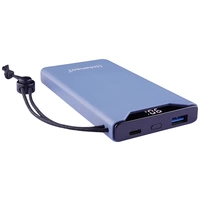 Intenso F10000 Powerbank 10000 mAh Quick Charge, USB PD LiPo USB-A, USB-C® Blau Statusanzeige Intenso F10000 Powerbank 10000 mAh Quick Charge, USB PD LiPo USB-A, USB-C® Blau Statusanzeige