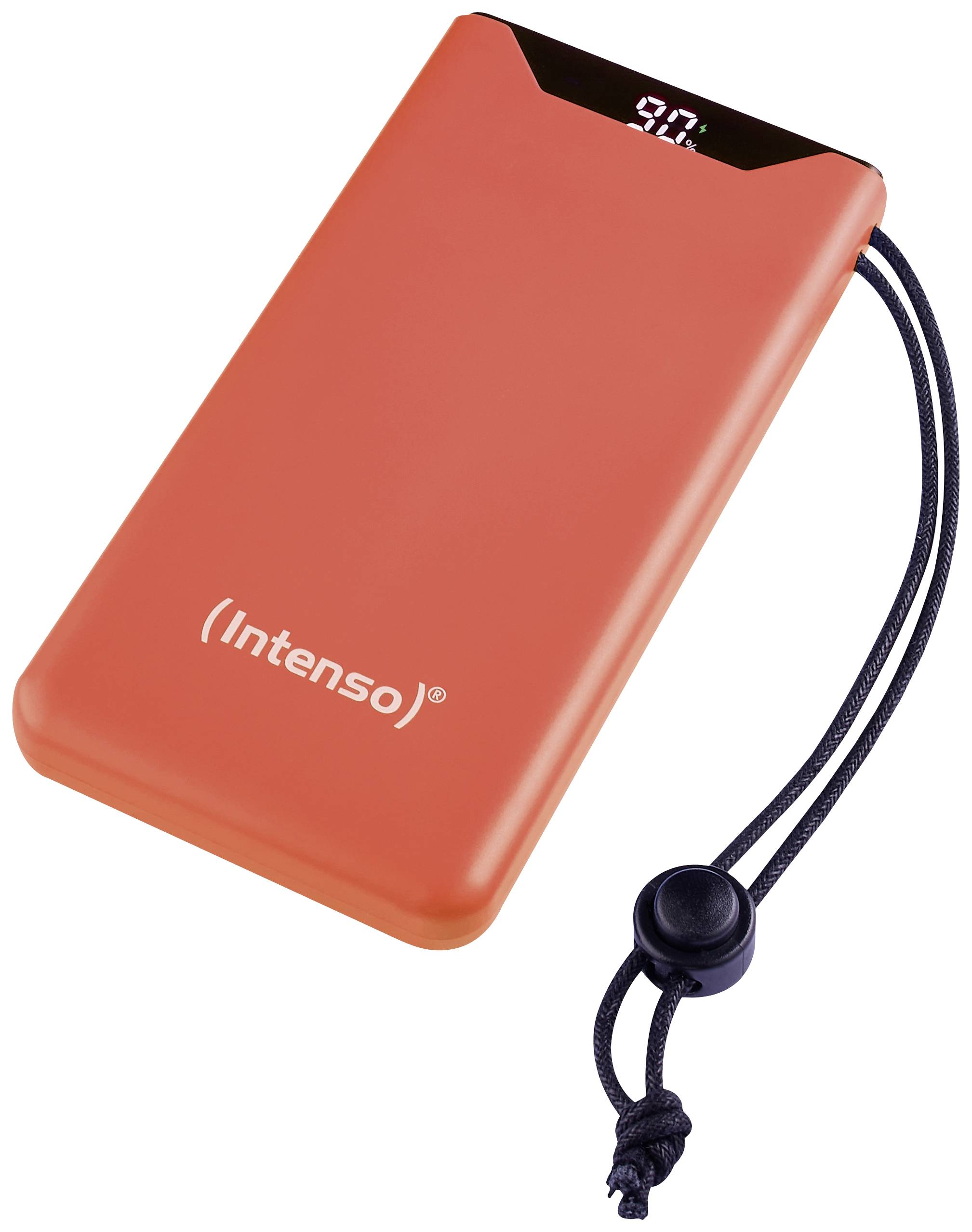 Intenso F10000 Powerbank 10000 mAh Quick Charge, USB PD LiPo USB-A, USB-C® Orange Statusanzeige