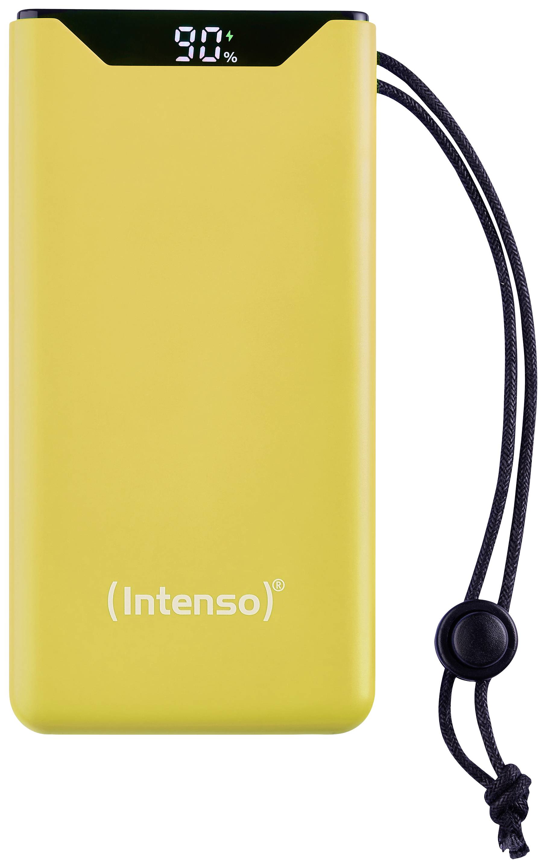 Intenso F10000 Powerbank 10000 mAh Quick Charge, USB PD LiPo USB-A, USB-C® Gelb Statusanzeige