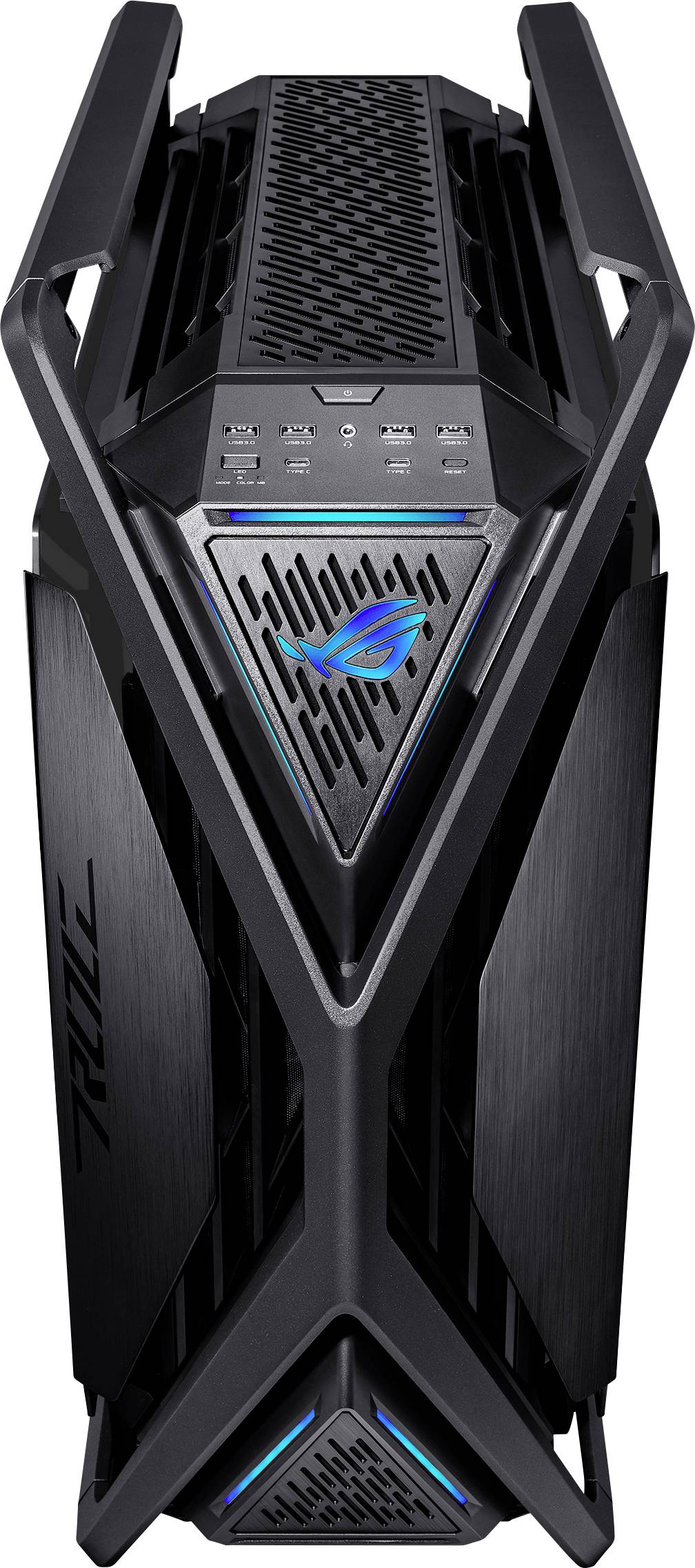 Asus Asus Geh ROG HYPERION GR701 BTF EDITION Full Tower Towergehäuse, Gaming-Gehäuse, PC-Gehäuse Schwarz, Transparent Seitenfenster, mit Lüftungs
