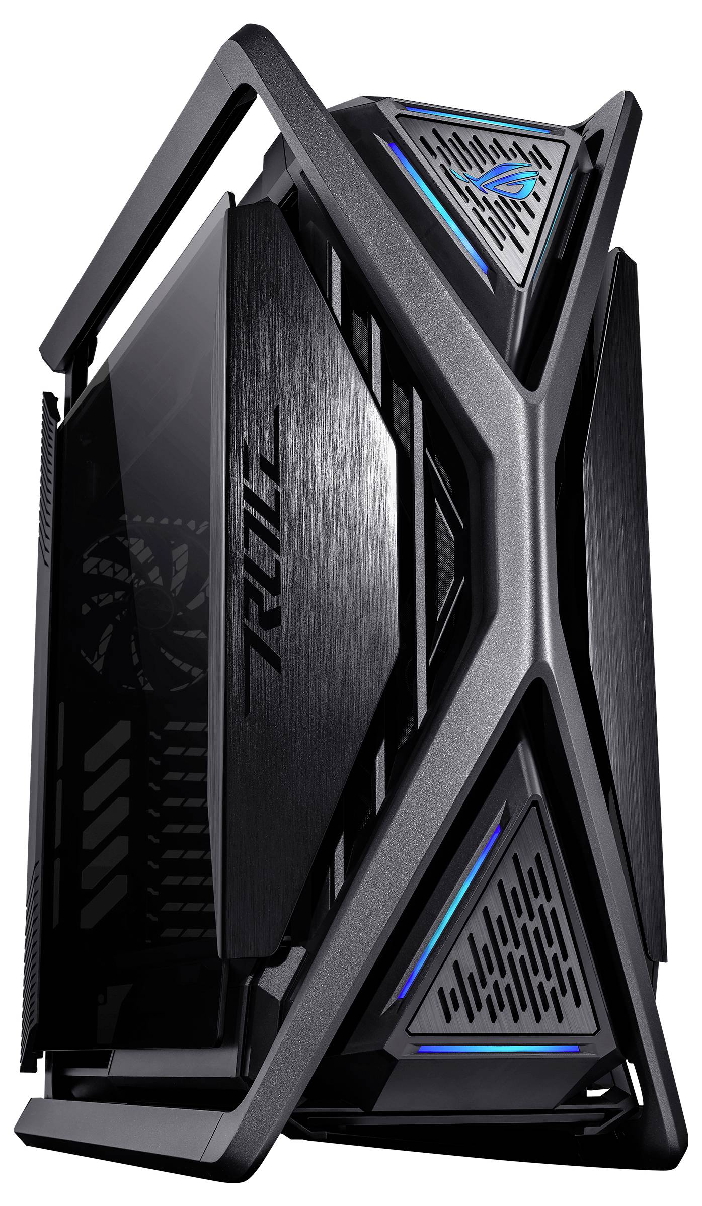 Asus Geh ROG HYPERION GR701 BTF EDITION Full Tower Towergehäuse, Gaming-Gehäuse, PC-Gehäuse Schwarz, Transparent Seitenfenster
