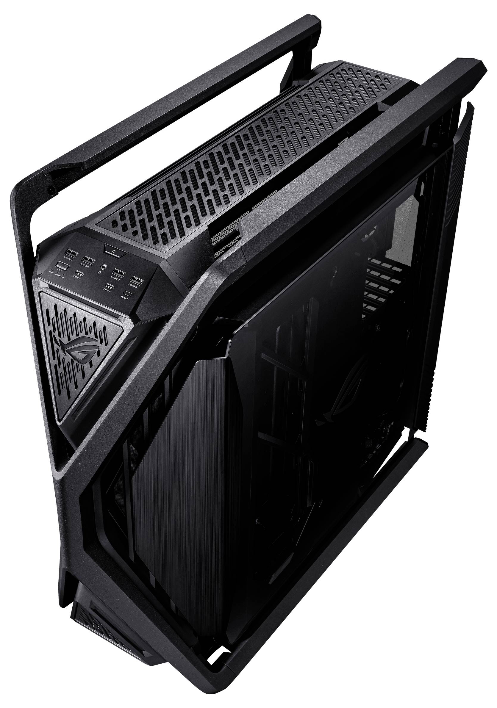 Asus Asus Geh ROG HYPERION GR701 BTF EDITION Full Tower Towergehäuse, Gaming-Gehäuse, PC-Gehäuse Schwarz, Transparent Seitenfenster, mit Lüftungs