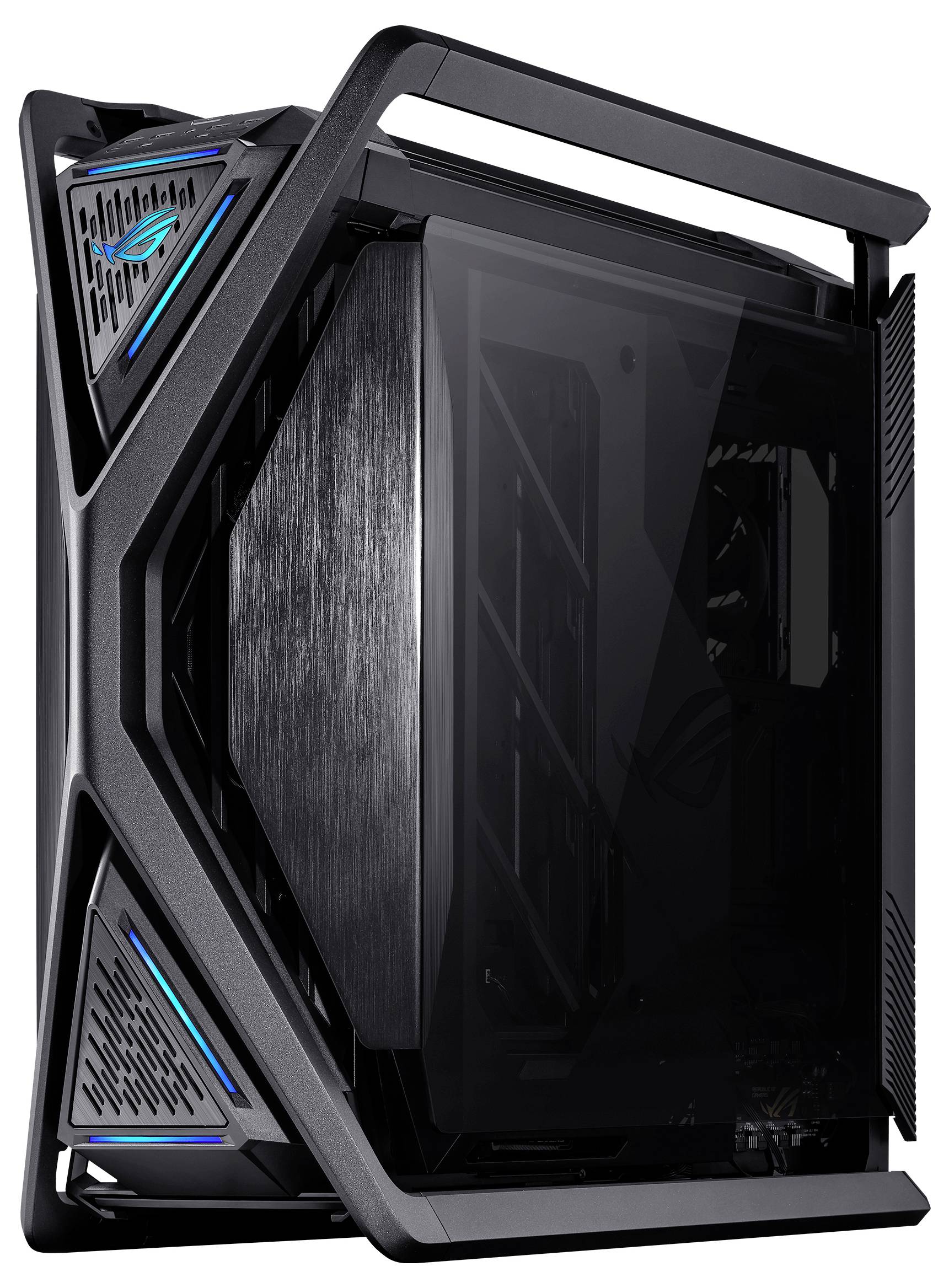 Asus Asus Geh ROG HYPERION GR701 BTF EDITION Full Tower Towergehäuse, Gaming-Gehäuse, PC-Gehäuse Schwarz, Transparent Seitenfenster, mit Lüftungs