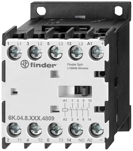 Finder 6K.04.8.024.4709 Industrierelais 3 Schließer, 1 Öffner 4 kW 24 V/AC 9 A 1 St.