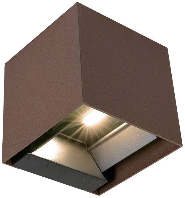 V-TAC VT-11109-C 11889 Solar-Außenwandleuchte mit Bewegungsmelder LED 9W Braun