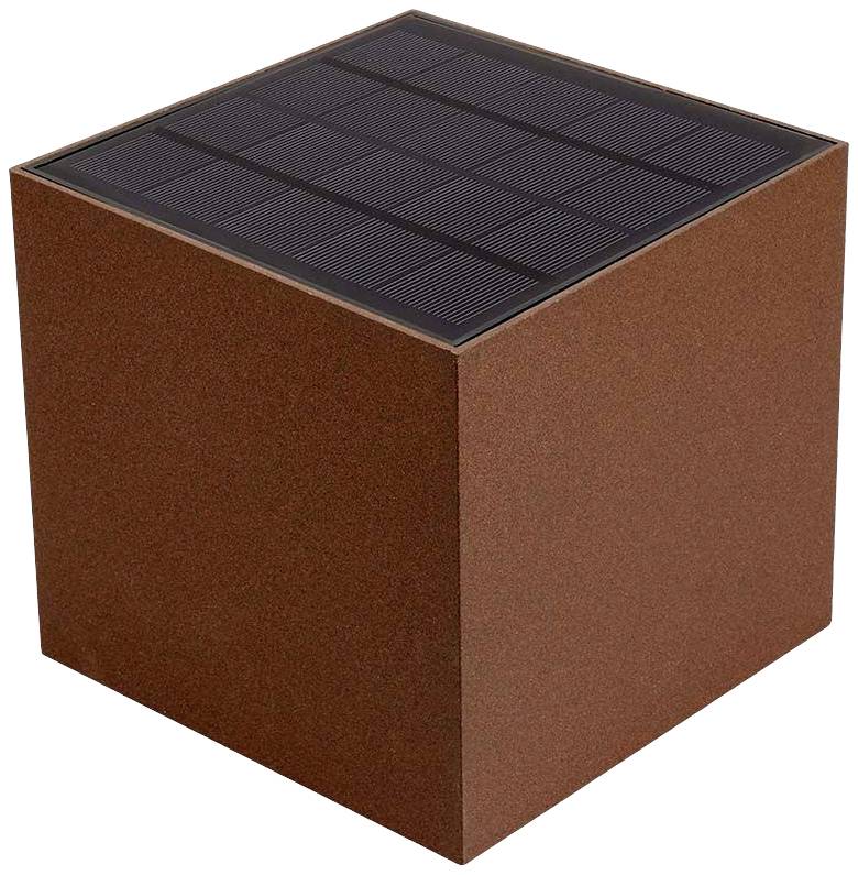 V-TAC VT-11109-C 11889 Solar-Außenwandleuchte mit Bewegungsmelder LED 9W Braun