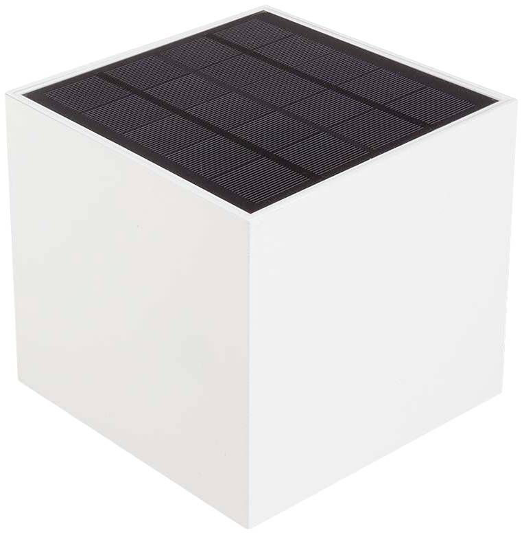 V-TAC VT-11109-W 11886 Solar-Außenwandleuchte mit Bewegungsmelder LED 9W Weiß