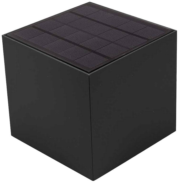 V-TAC VT-11109-B 11885 Solar-Außenwandleuchte mit Bewegungsmelder LED 9W Schwarz