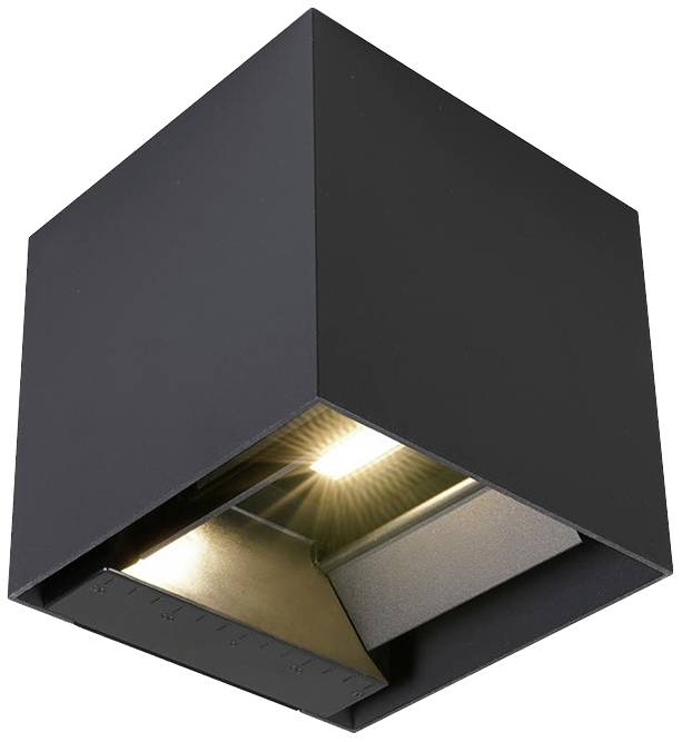 V-TAC VT-11109-B 11884 Solar-Wandstrahler mit Bewegungsmelder Warmweiß Schwarz