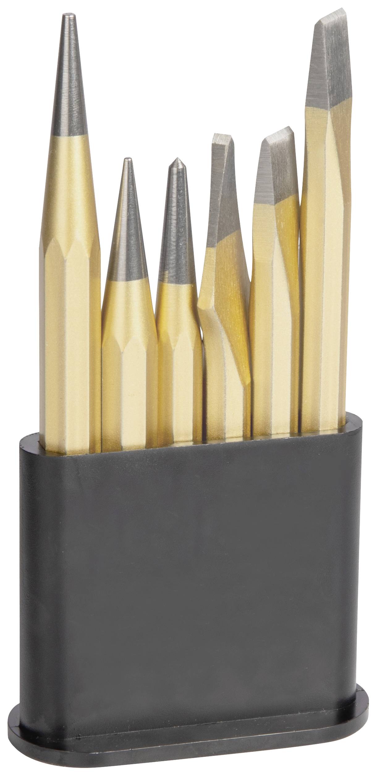 Rennsteig Werkzeuge R421 000 09 Werkzeugsatz im Kunststoffhalter Meißel-Set 6teilig 11mm Achtkantschaft 1 Set