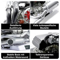 FRANZIS Porsche 911 Turbomotor 67250-6 Bausatz ab 14 Jahre FRANZIS Porsche 911 Turbomotor 67250-6 Bausatz ab 14 Jahre