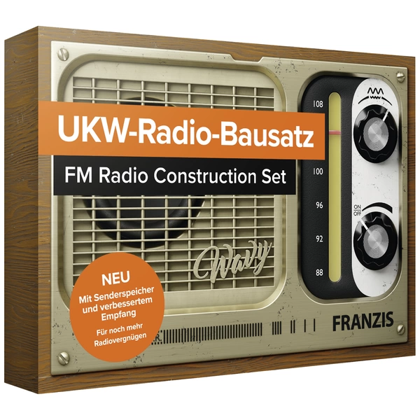 FRANZIS Verlag UKW-Radio zum Stecken Retro-Radio ab 14 Jahre FRANZIS Verlag UKW-Radio zum Stecken Retro-Radio ab 14 Jahre