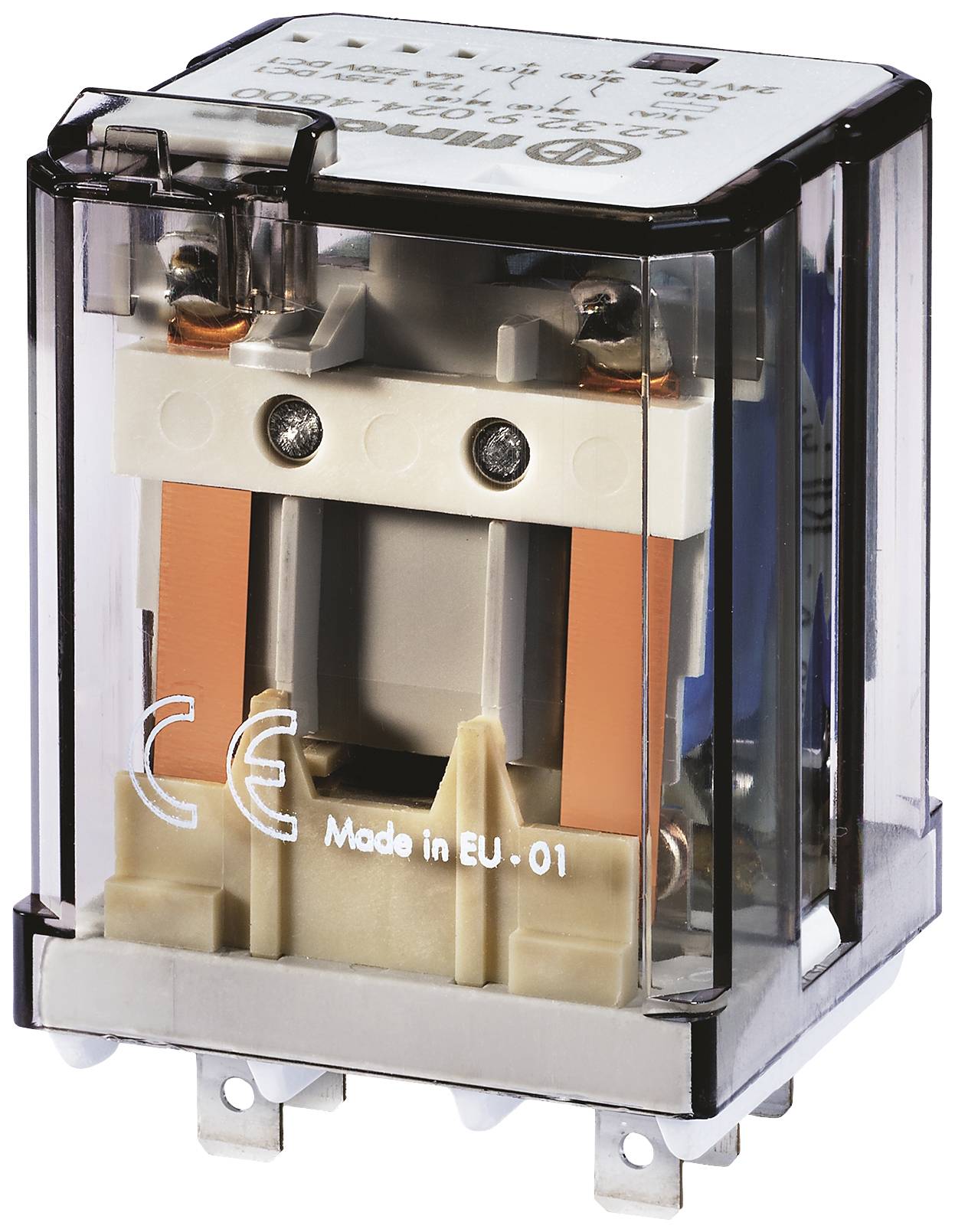 Finder 62.32.8.230.4040 Steckrelais 24 V/AC 16A 2 Wechsler