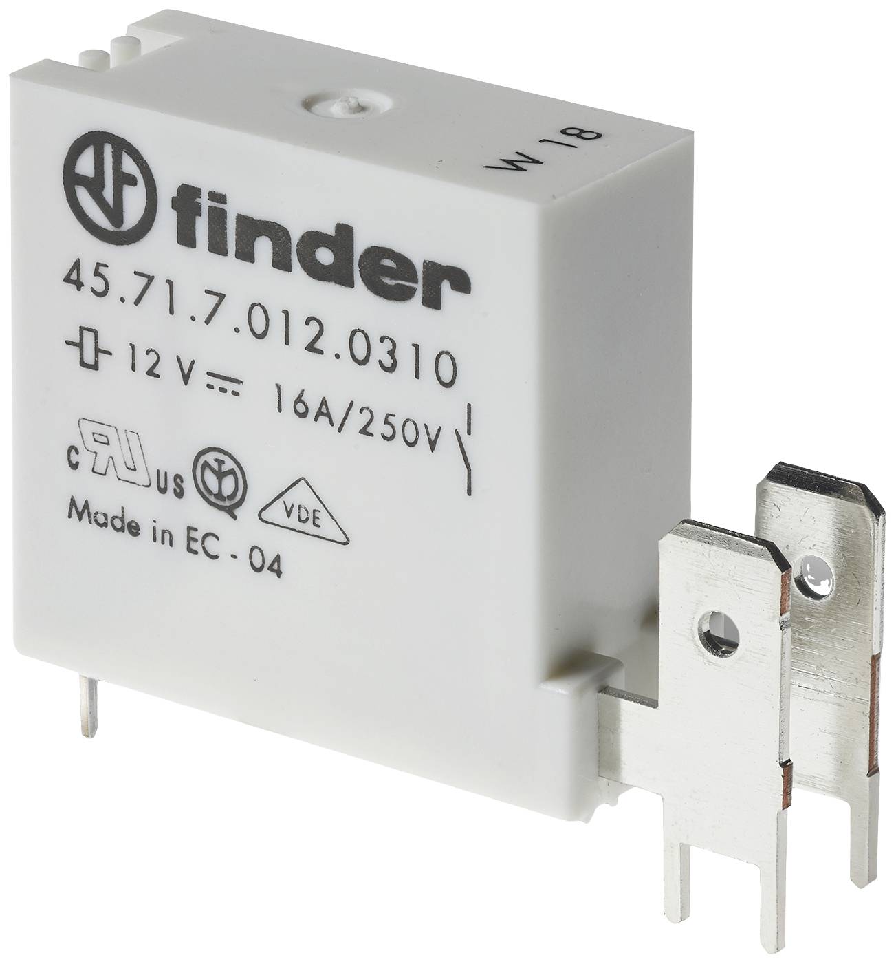 Finder 45.71.7.006.1310 Printrelais 6 V/DC 16A 1 Schließer