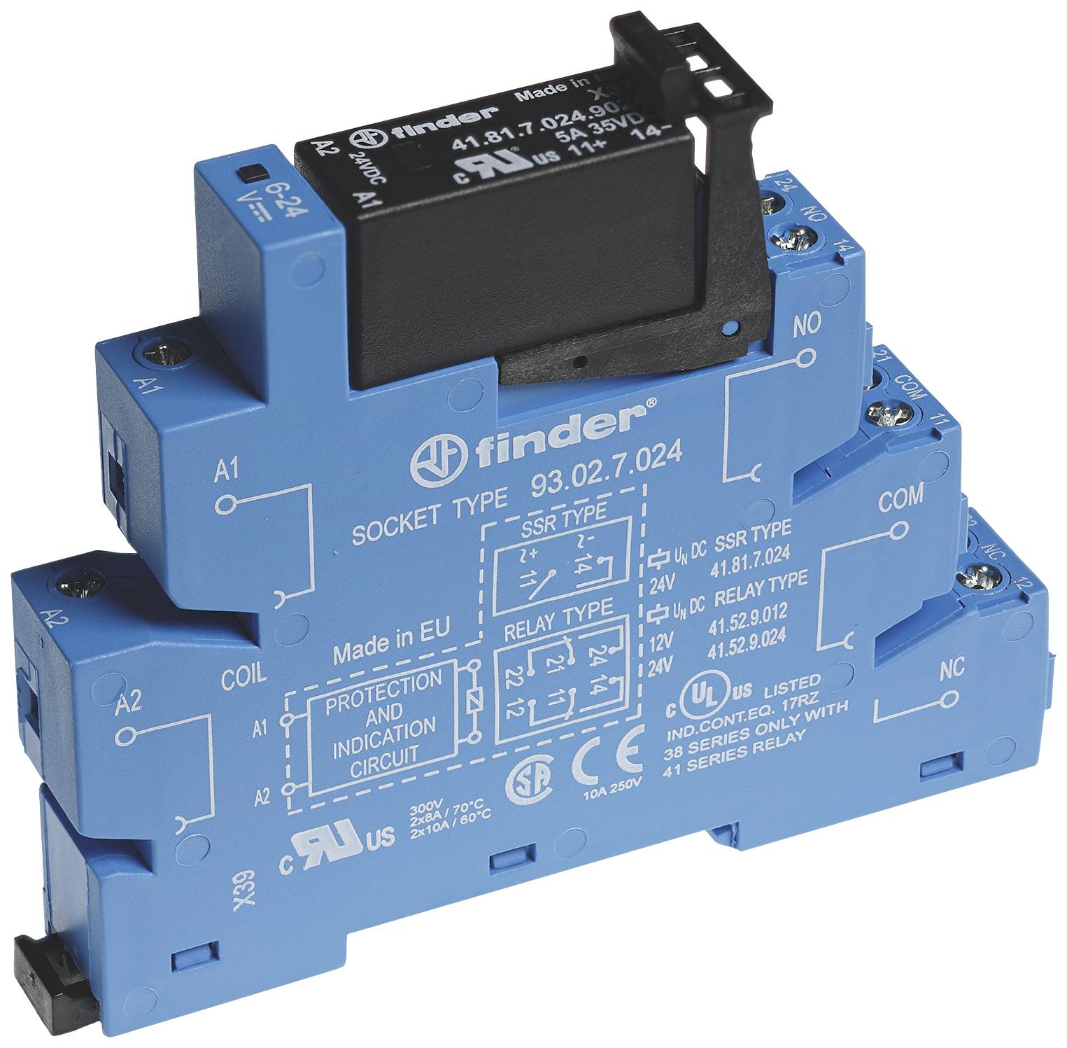 Finder 38.31.7.024.9024 Koppelrelais