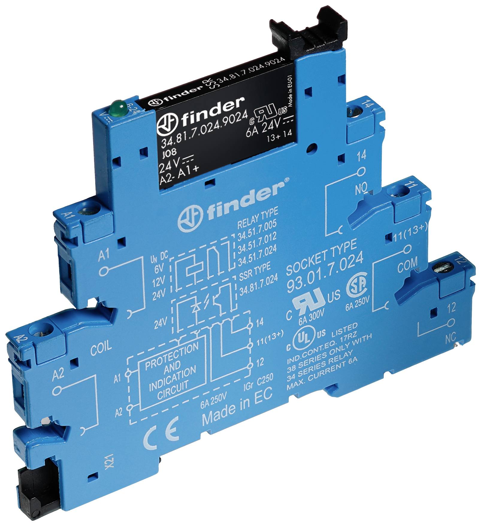 Finder 38.81.3.240.8240 Koppelrelais