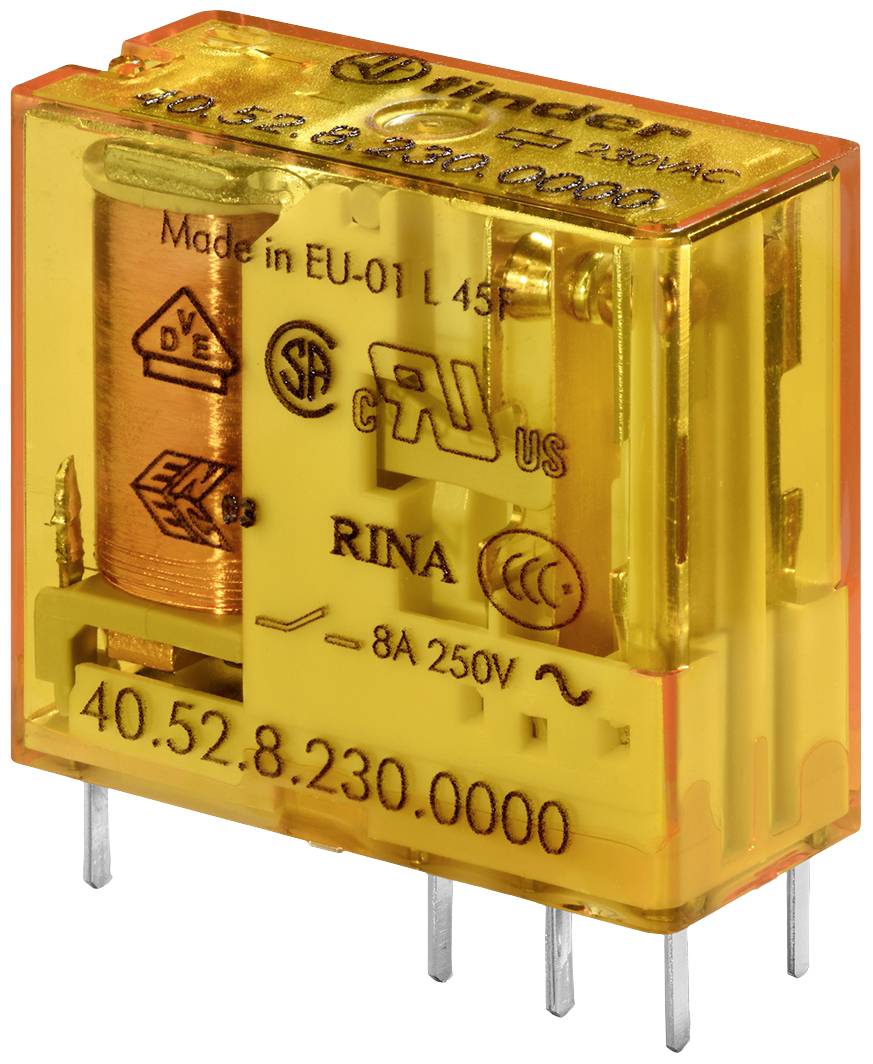 Finder 40.52.8.048.0000 Printrelais 48 V/AC 8A 2 Wechsler