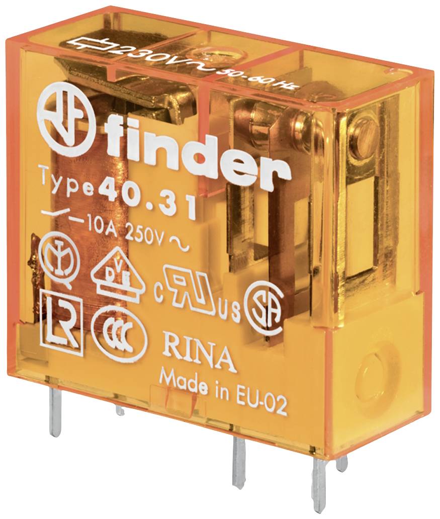 Finder 40.31.9.012.0000 Printrelais 12 V/DC 12A 1 Wechsler