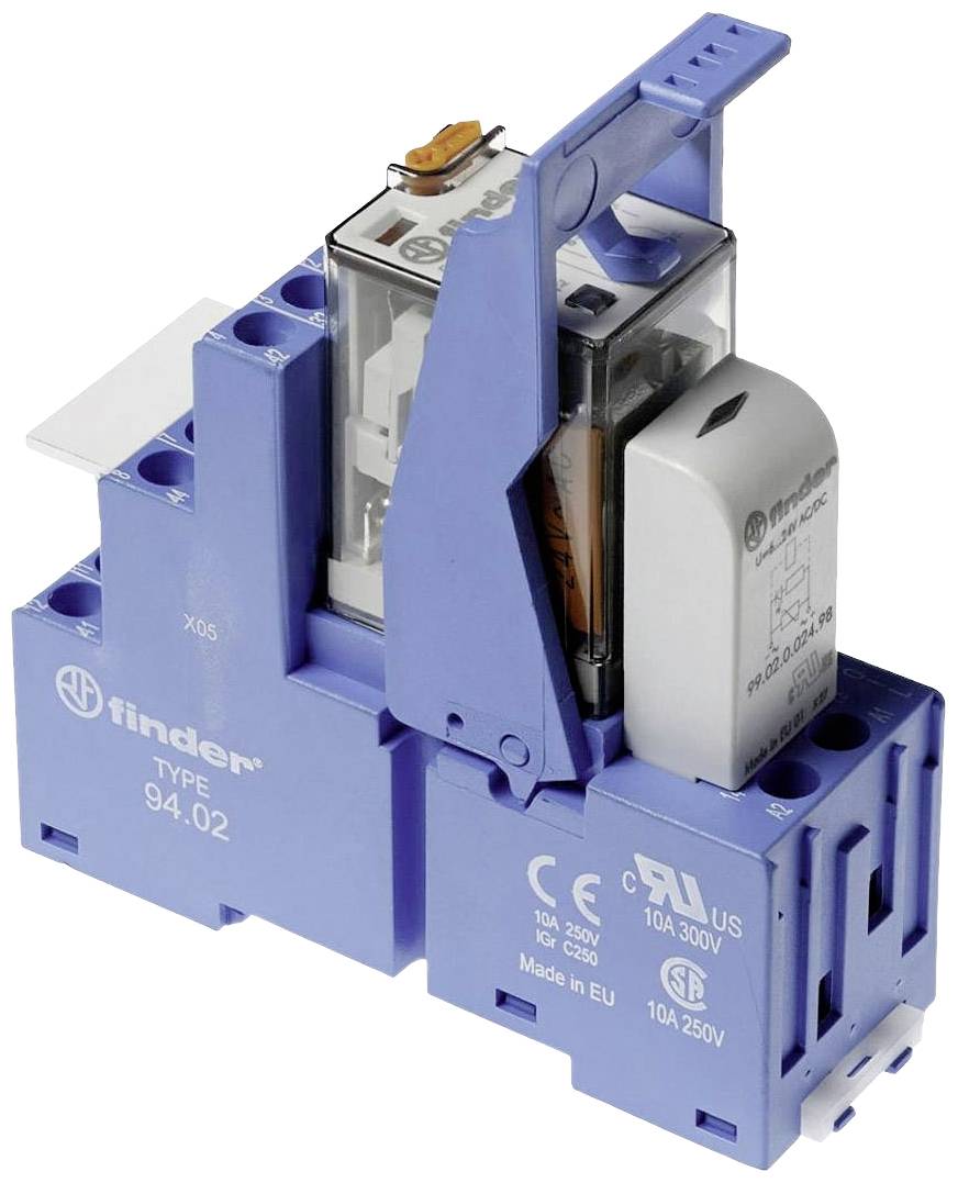 Finder 58.32.8.024.0060 Koppelrelais 24 V/AC 10A 2 Wechsler