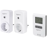 RS2W Funk Gateway mit Schaltsteckdose, Heizungssteuerung-Set Zwischenstecker Schaltleistung (max.) 2000 W, 3500W Reichweite max RS2W Funk Gateway mit Schaltsteckdose, Heizungssteuerung-Set Zwischenstecker Schaltleistung (max.) 2000 W, 3500W Reichweite max