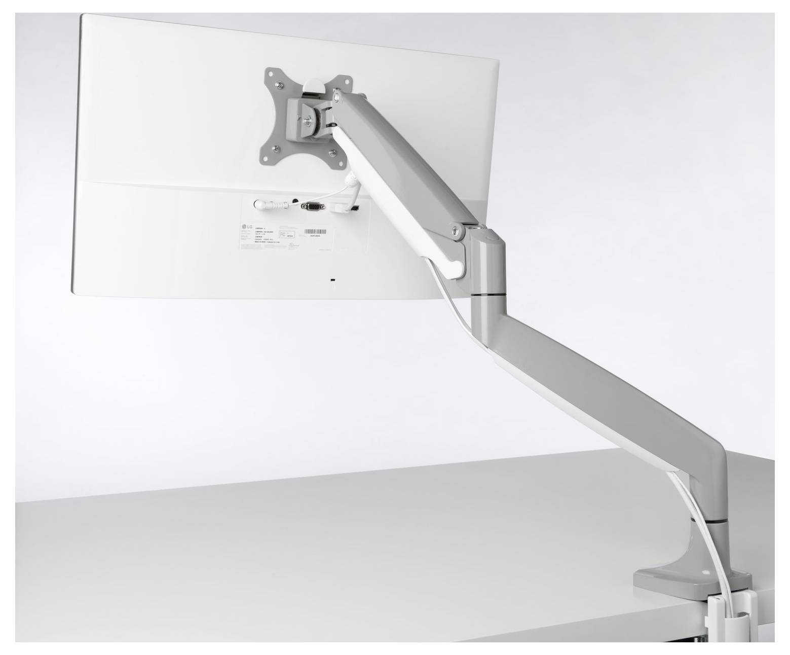 Kensington Monitor-Tischhalterung K55470EU 1 Display(s) 81,3cm (32") Grau Drehbar, Schwenkbar, Neigbar