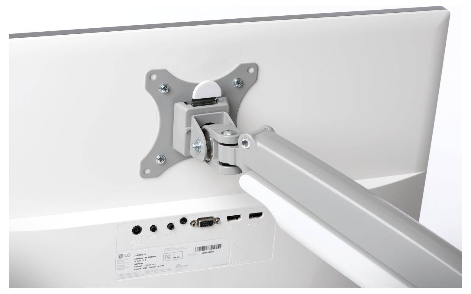 Kensington Monitor-Tischhalterung K55470EU 1 Display(s) 81,3cm (32") Grau Drehbar, Schwenkbar, Neigbar