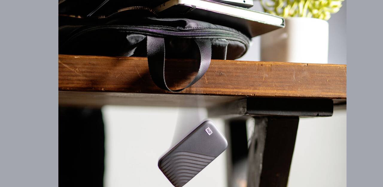 Western Digital My Passport 4TB Externe SSD USB-C® Grau WDBAGF0040BGY-WESN