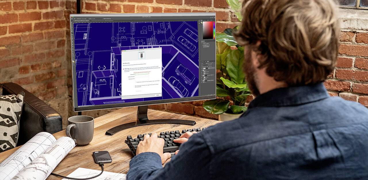 Western Digital My Passport 4TB Externe SSD USB-C® Grau WDBAGF0040BGY-WESN