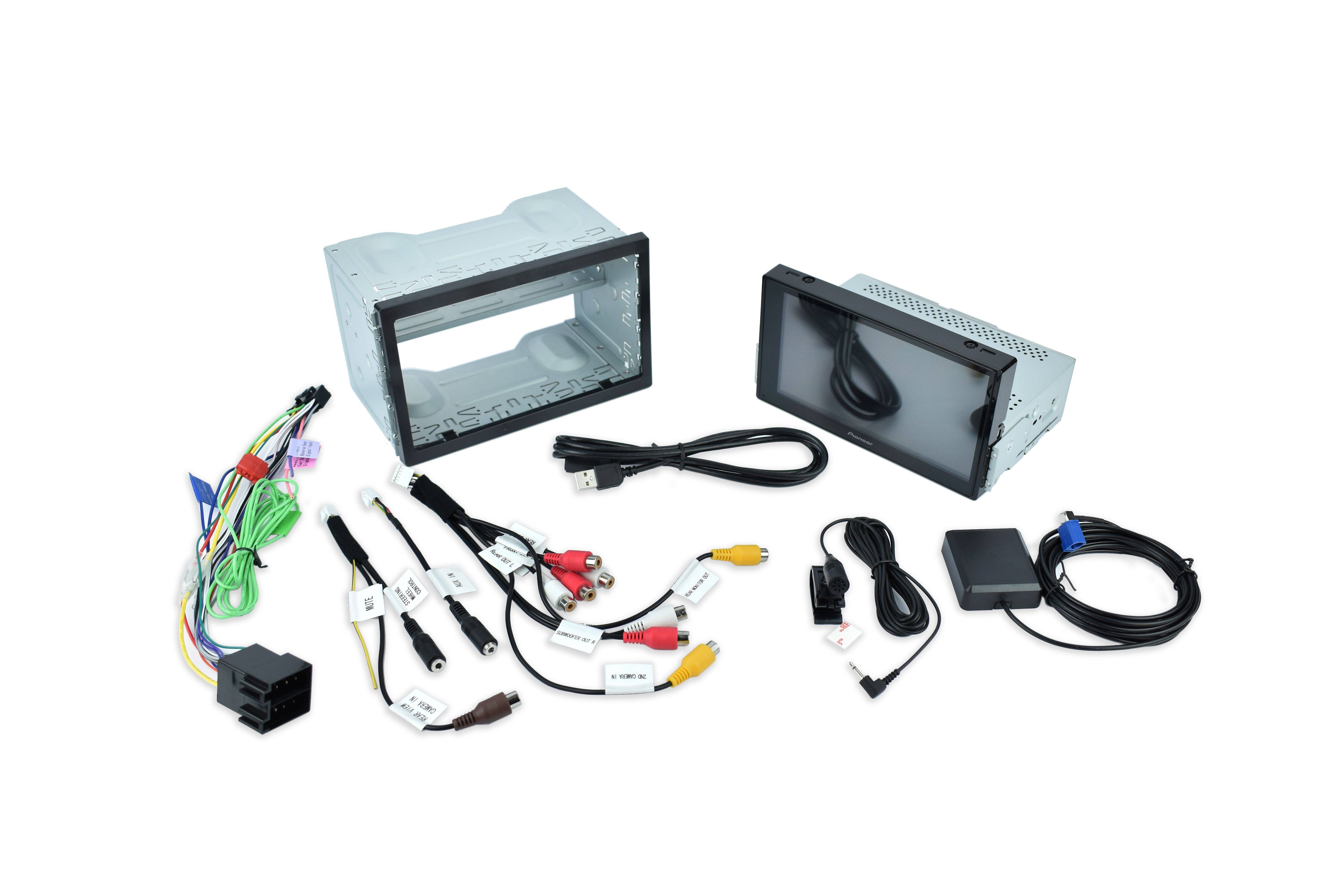 Pioneer SPH-DA77DAB Moniceiver Anschluss für Lenkradfernbedienung, Anschluss für Rückfahrkamera, Apple CarPlay, DAB+ Tuner