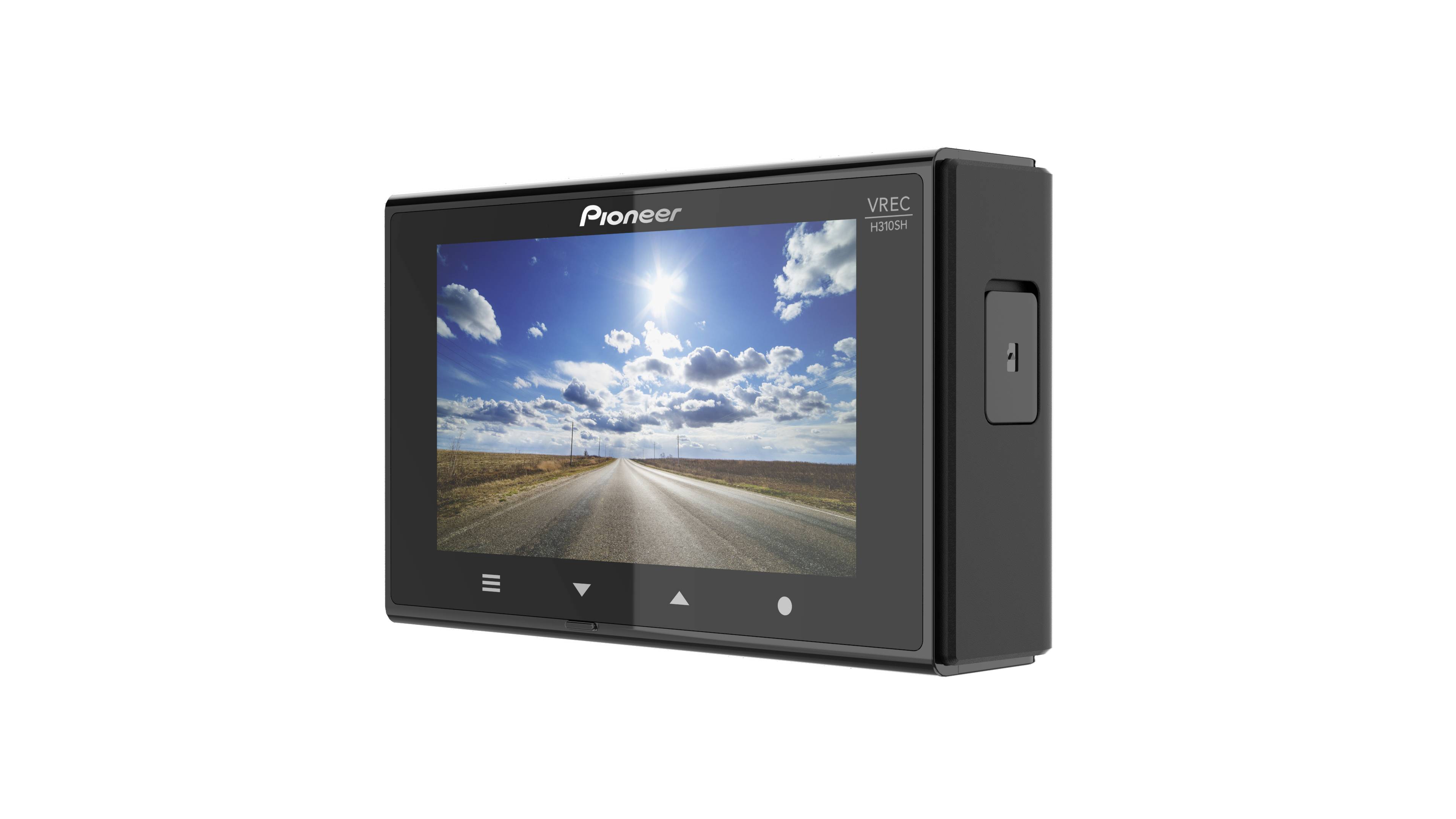 Pioneer VREC-H310SH Dashcam mit GPS Blickwinkel horizontal max.=112° 12V Automatischer Start, Display, WLAN