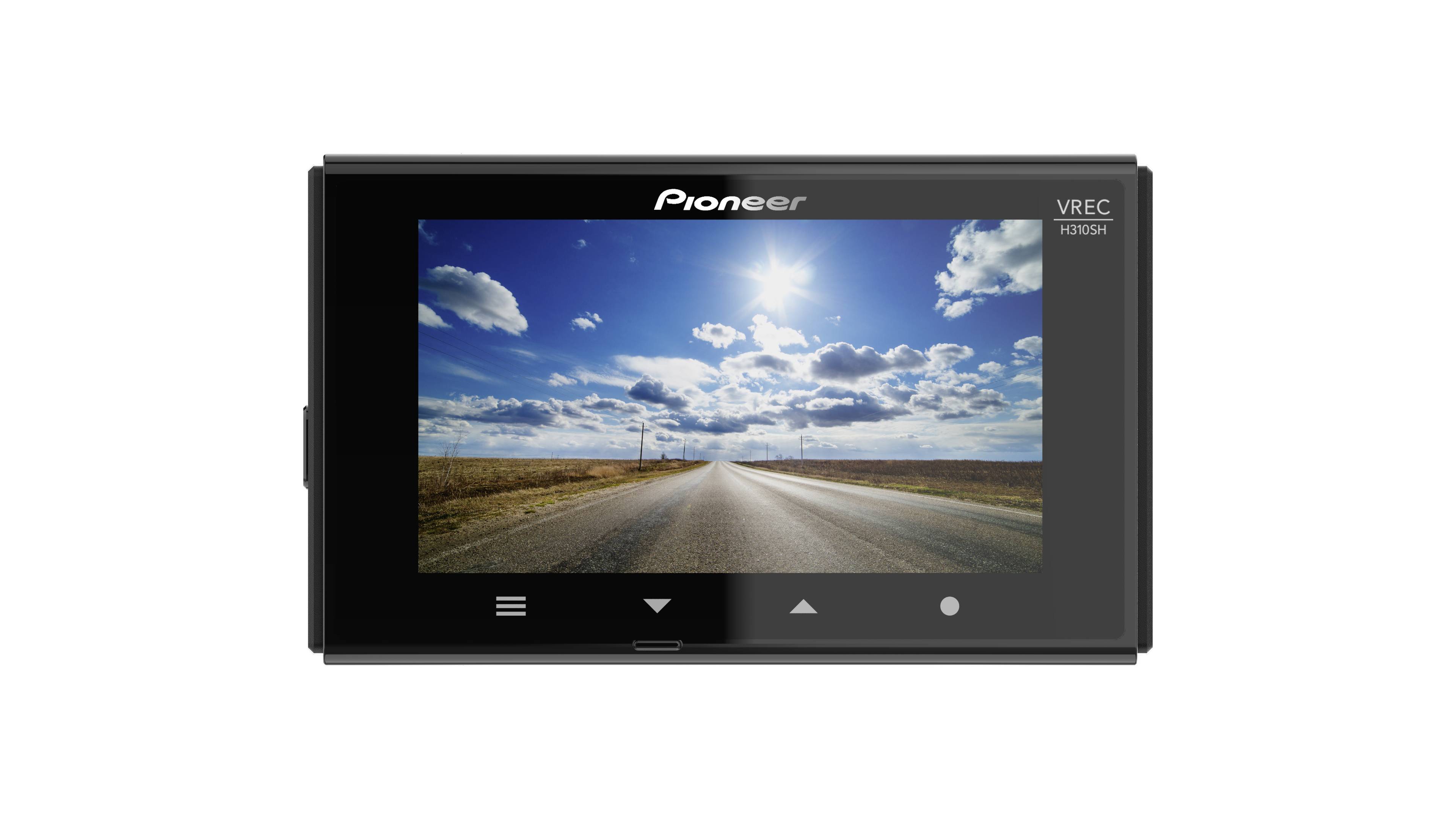 Pioneer VREC-H310SH Dashcam mit GPS Blickwinkel horizontal max.=112° 12V Automatischer Start, Display, WLAN