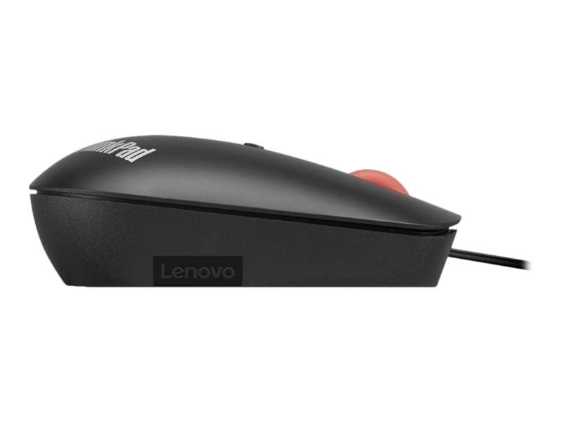 Lenovo ThinkPad Compact Maus Kabelgebunden Optisch Schwarz 4 Tasten 800 dpi, 1600 dpi, 2400 dpi