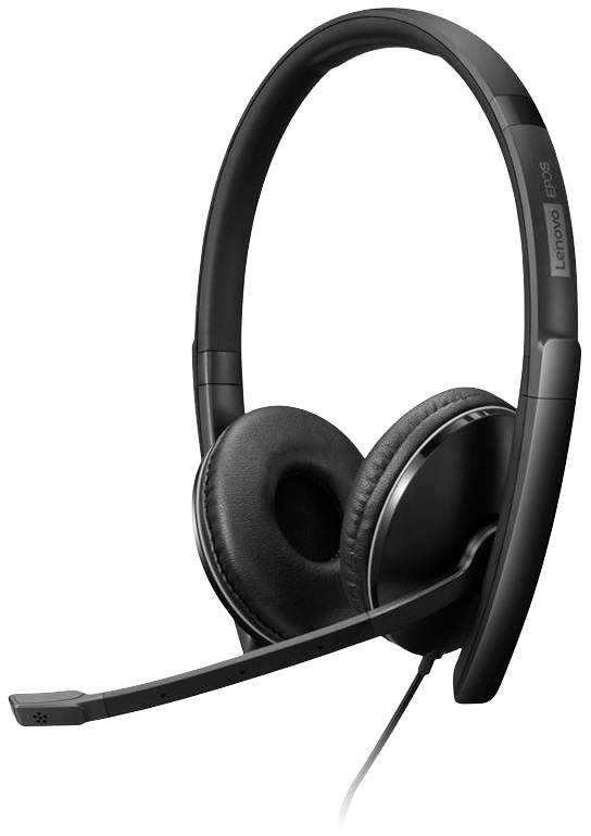 Lenovo Gen 2 On Ear Headset kabelgebunden Schwarz Mikrofon-Rauschunterdrückung