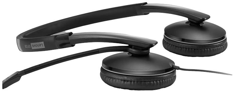 Lenovo Gen 2 On Ear Headset kabelgebunden Schwarz Mikrofon-Rauschunterdrückung