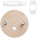 Tesa Power.Kit-Adapter Selbstklebendes Ersatzteil-Set, Metallplatte, Durchmesser 57mm (Ø) 57mm Inhalt: 1St. Tesa Power.Kit-Adapter Selbstklebendes Ersatzteil-Set, Metallplatte, Durchmesser 57mm (Ø) 57mm Inhalt: 1St.