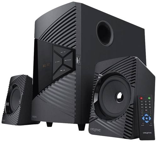 Creative SBS E2500 2.1 Bluetooth 2.1 PC-Lautsprecher Bluetooth®, Kabelgebunden, Digital 60W Schwarz