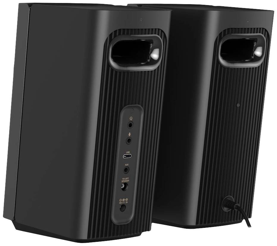 Creative T60 2.0 2.0 PC-Lautsprecher Bluetooth®, Kabelgebunden, Digital 60W Schwarz