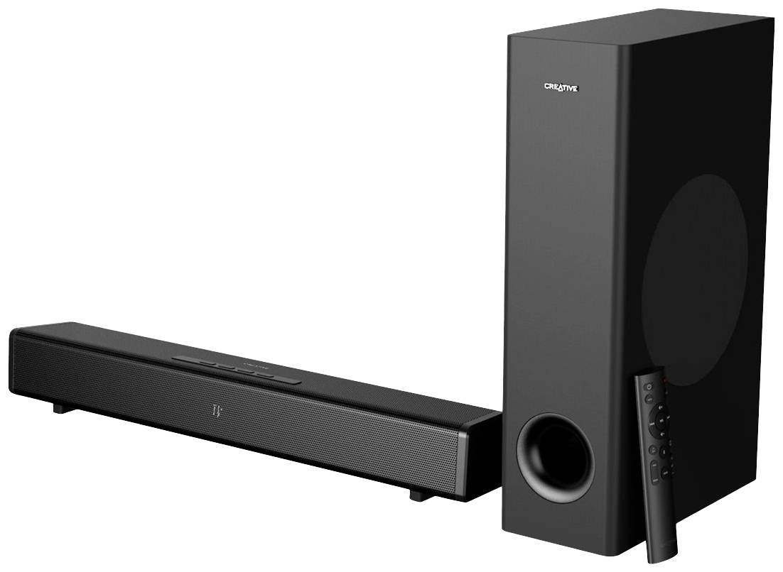 Creative Stage 360, 2.1 2.1 PC-Lautsprecher Bluetooth®, Kabelgebunden, Digital 240W Schwarz