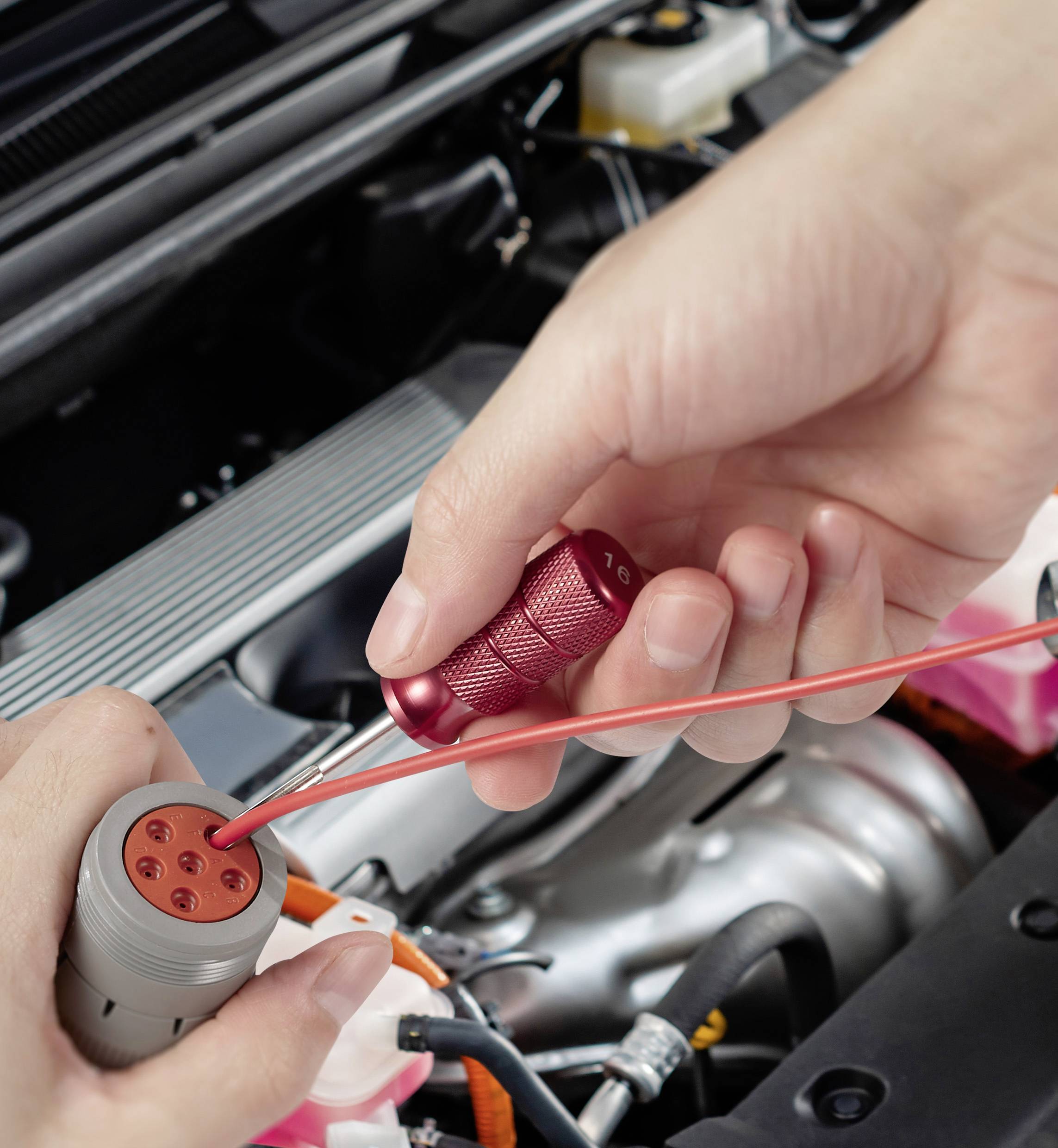 TOOLCRAFT TO-9659463 Entriegelungs Werkzeug-Set Deutsch-Terminal 4 Gauge, 8 Gauge, 12 Gauge, 14 Gauge, 16 Gauge, 20 Gauge