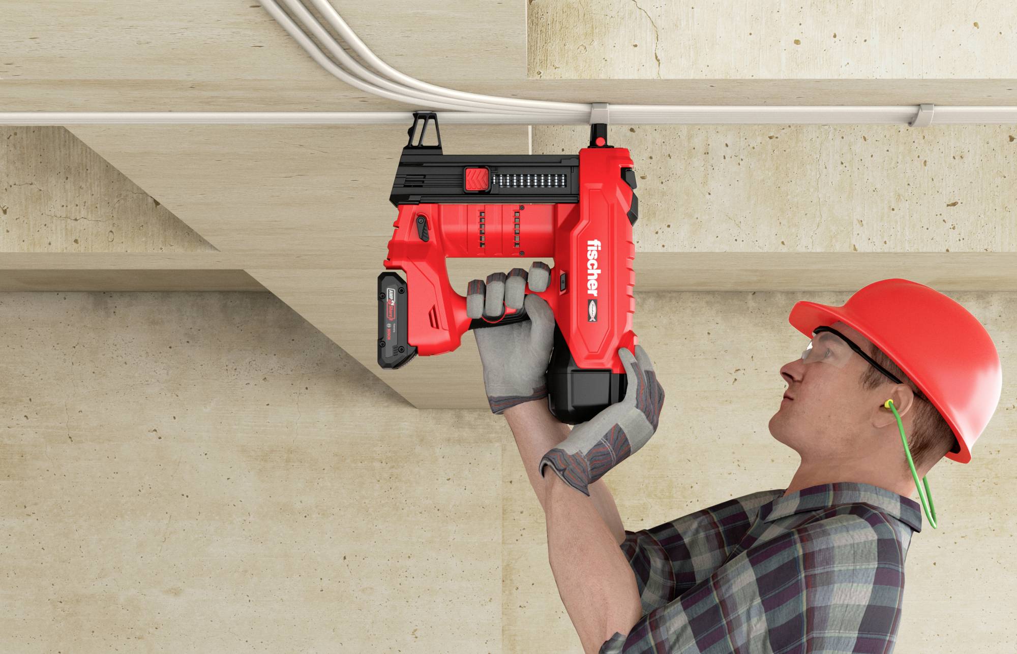 Fischer FXC 85solo 567477 Akku-Nagler inkl. Koffer, ohne Akku, ohne Ladegerät