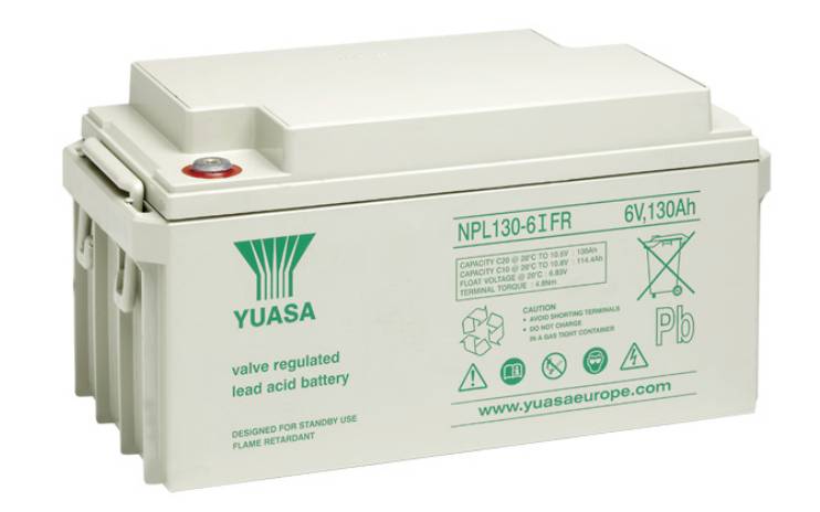 Yuasa NPL130-6IFR Bleiakku 6V 130Ah Blei-Vlies (AGM) (B x H x T) 350 x 174 x 166mm Geringe Selbstentladung