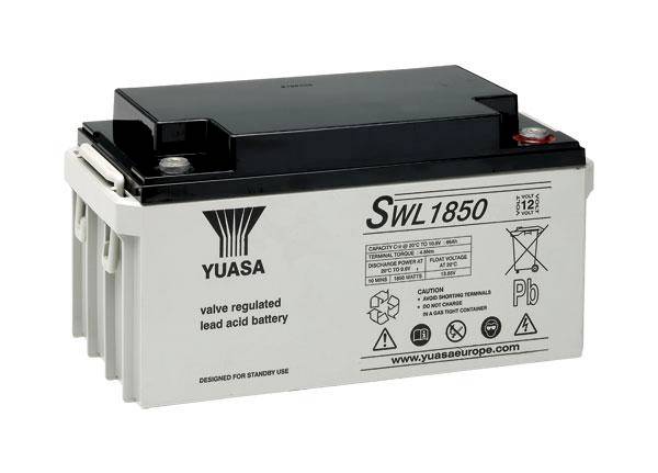 Yuasa SWL1850 Bleiakku 12V 74Ah Blei-Vlies (AGM) (B x H x T) 350 x 174 x 166mm Geringe Selbstentladung