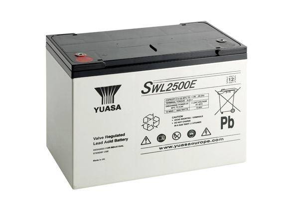 Yuasa SWL2500E Bleiakku 12V 93.6Ah Blei-Vlies (AGM) (B x H x T) 305 x 224.50 x 168mm Geringe Selbstentladung