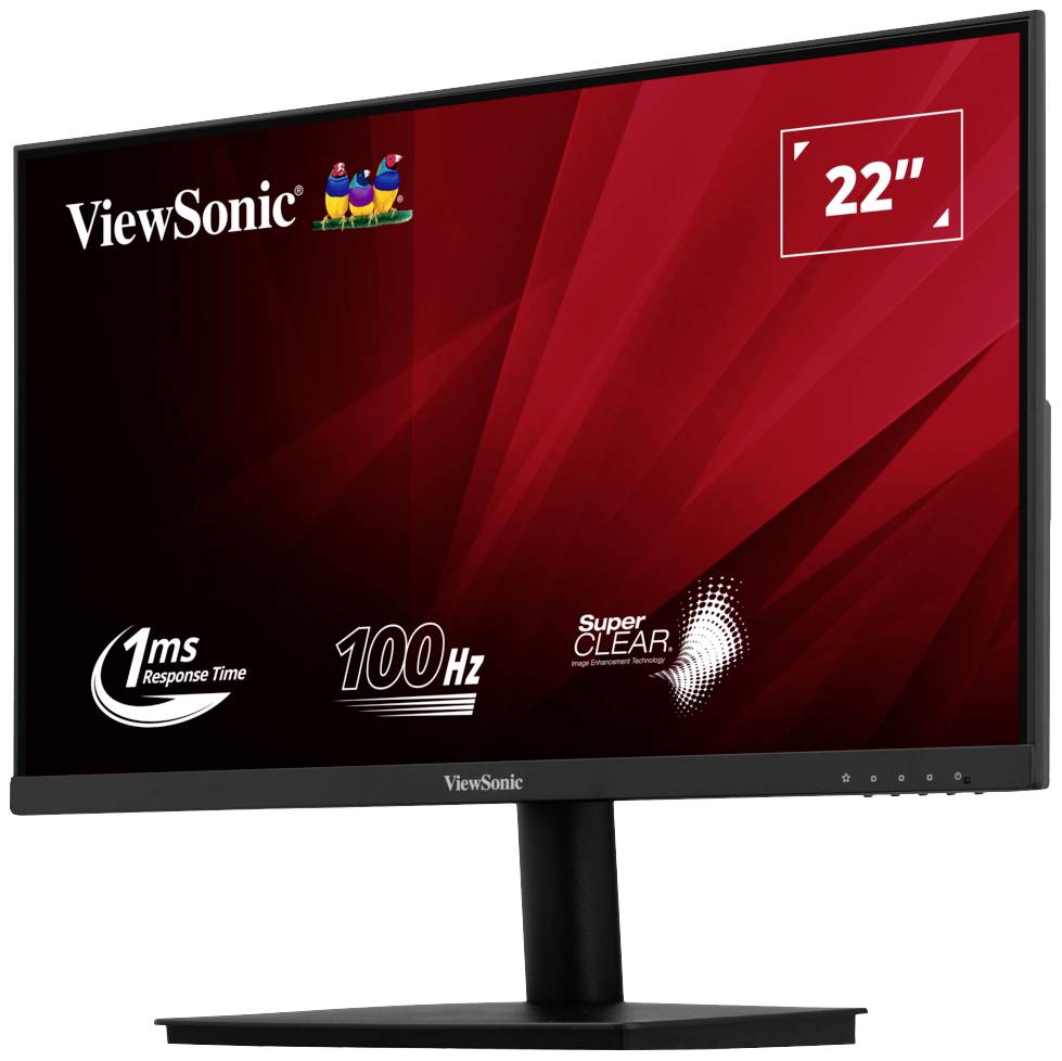 Viewsonic VA220-H LED-Monitor EEK E (A - G) 54.6cm (21.50 Zoll) 1920 x 1080 Pixel 16:9 1 ms VGA, HDMI®, Audio, 2.0 (3.5mm Klinke)
